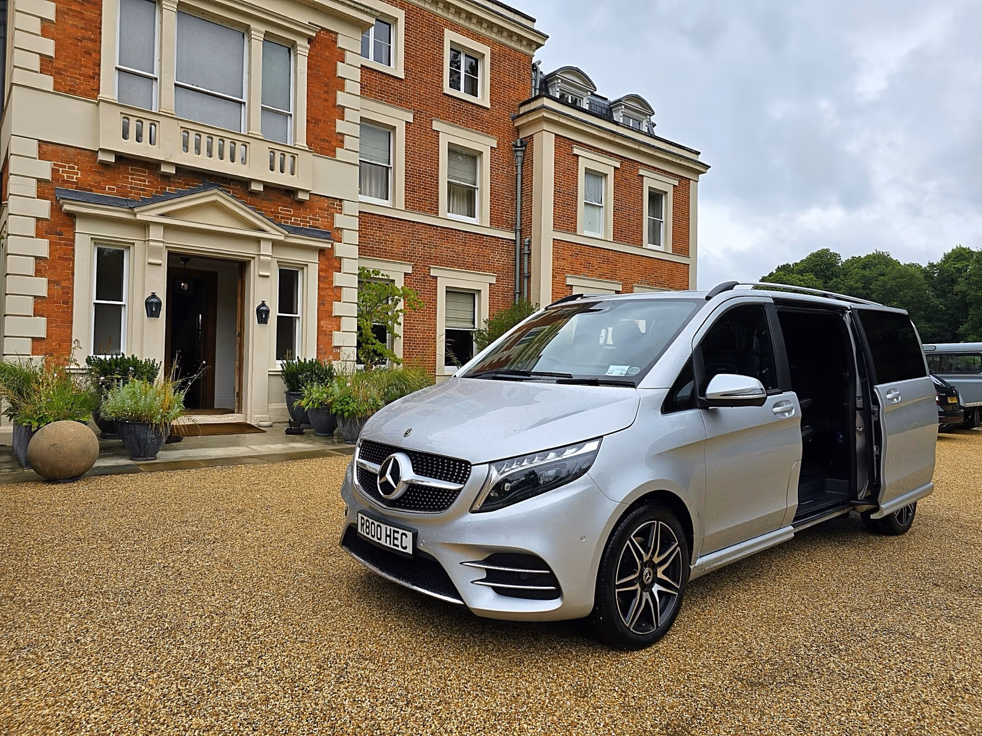 Prom Chauffeur service with a luxury transport vehicle